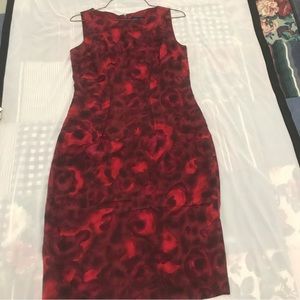 Martin + OSA Cranberry Fitted Dress size 2